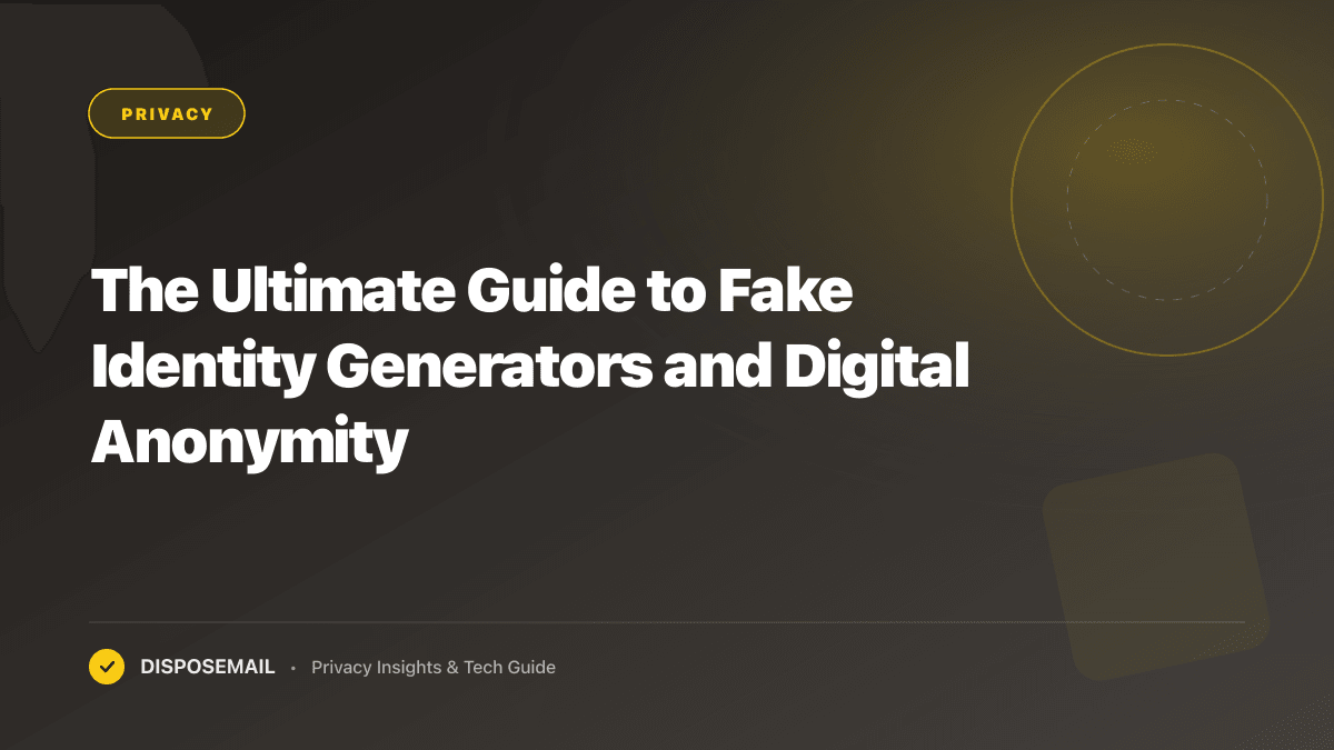 Synthetic Identity Generation: Protecting PII in Software Testing & Signups
